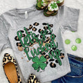 Bjaxx Lucky Blessed Lucked Up Irish Front Print - Adult & Kids T-Shirts, Sweatshirts & Hoodies apparel design preview 1