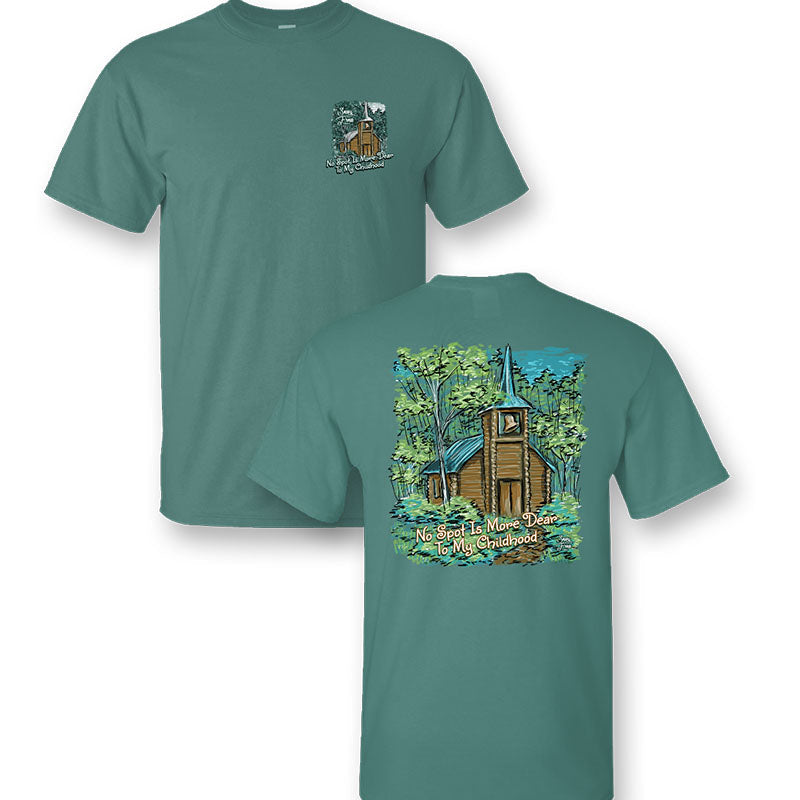 Sassy Frass Little Brown Church Comfort Colors - Adult & Kids T-Shirts, Sweatshirts & Hoodies apparel design preview 1