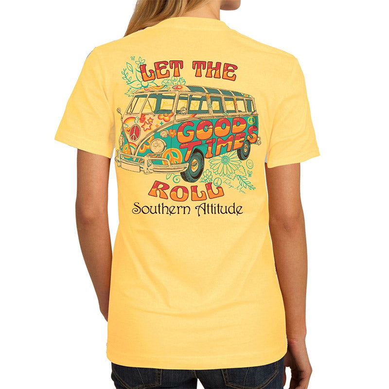 Southern Attitude Good Time Roll Van - Adult & Kids T-Shirts, Sweatshirts & Hoodies apparel design preview 1