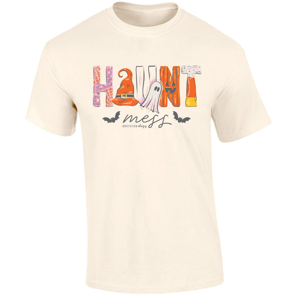 Southernology Haunt Mess Fall Comfort Colors - Adult & Kids T-Shirts, Sweatshirts & Hoodies apparel design preview 2
