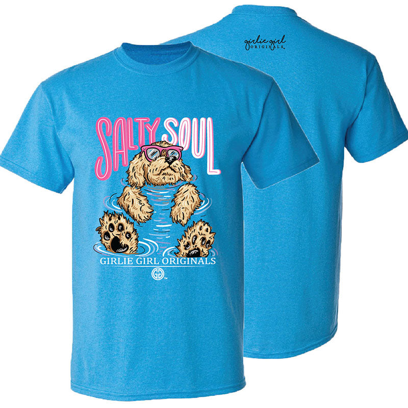 Girlie Girl Originals Salty Soul Dog - Adult & Kids T-Shirts, Sweatshirts & Hoodies apparel design preview 2