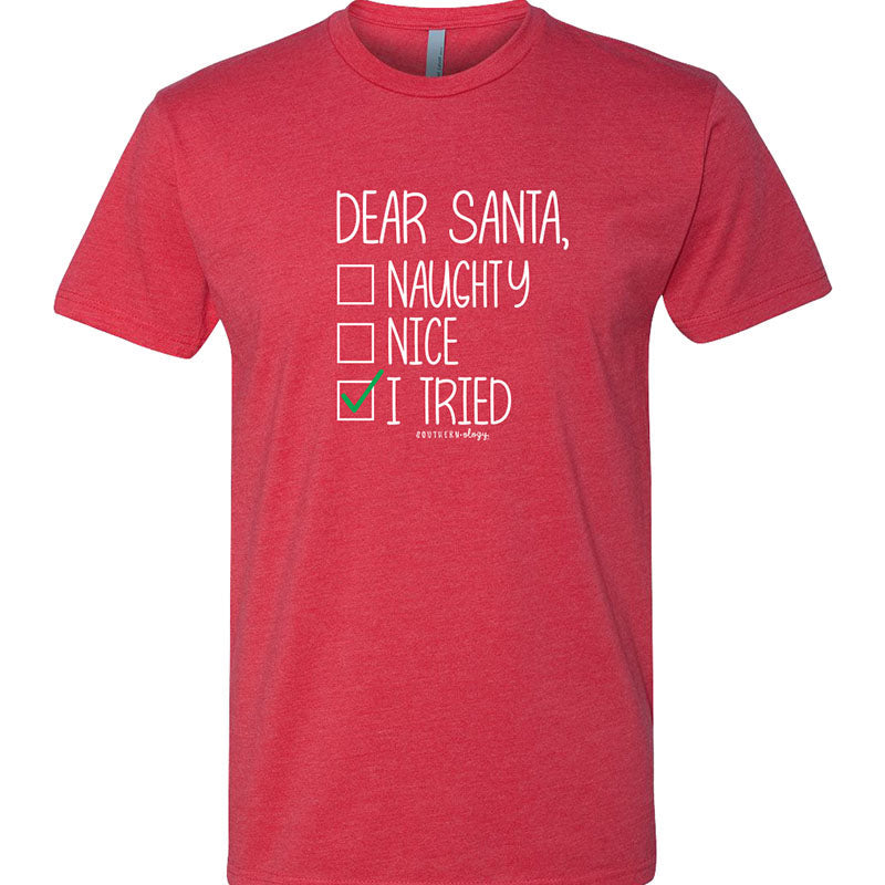 Southernology Statement Naughty or Nice Holiday - Adult & Kids T-Shirts, Sweatshirts & Hoodies apparel design preview 1