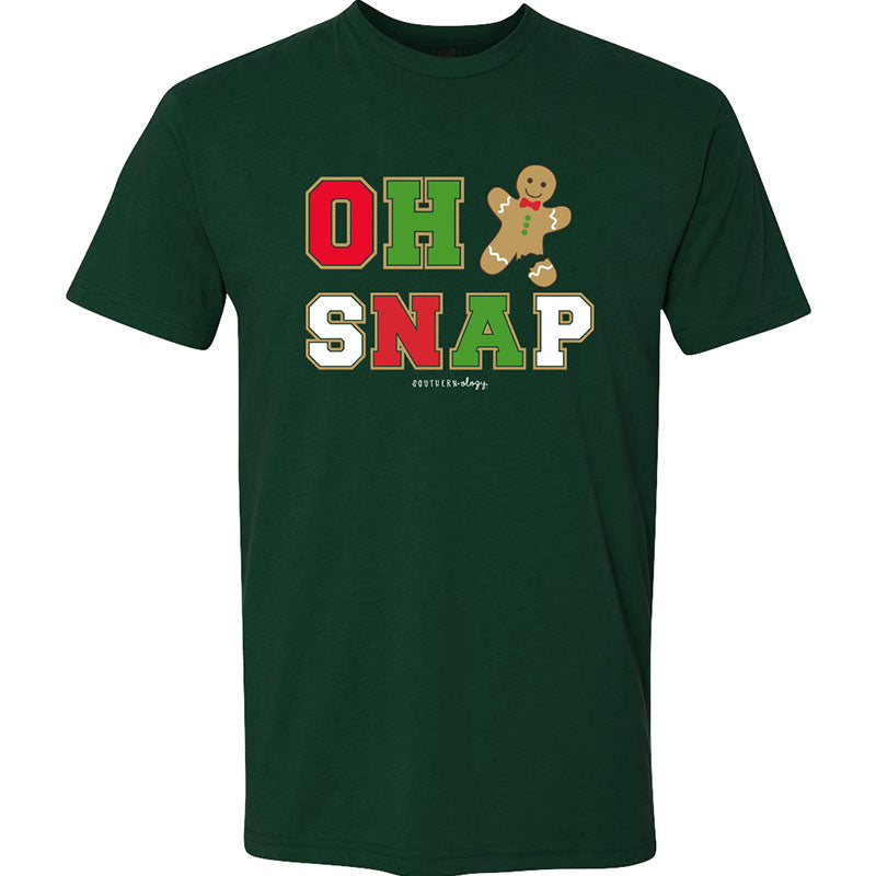 Southernology Statement Oh Snap Gingerbread Holiday - Adult & Kids T-Shirts, Sweatshirts & Hoodies apparel design preview 2