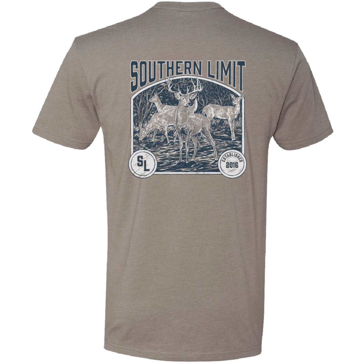 Southern Limit Deer Hunting - Adult & Kids T-Shirts, Sweatshirts & Hoodies apparel design preview 2