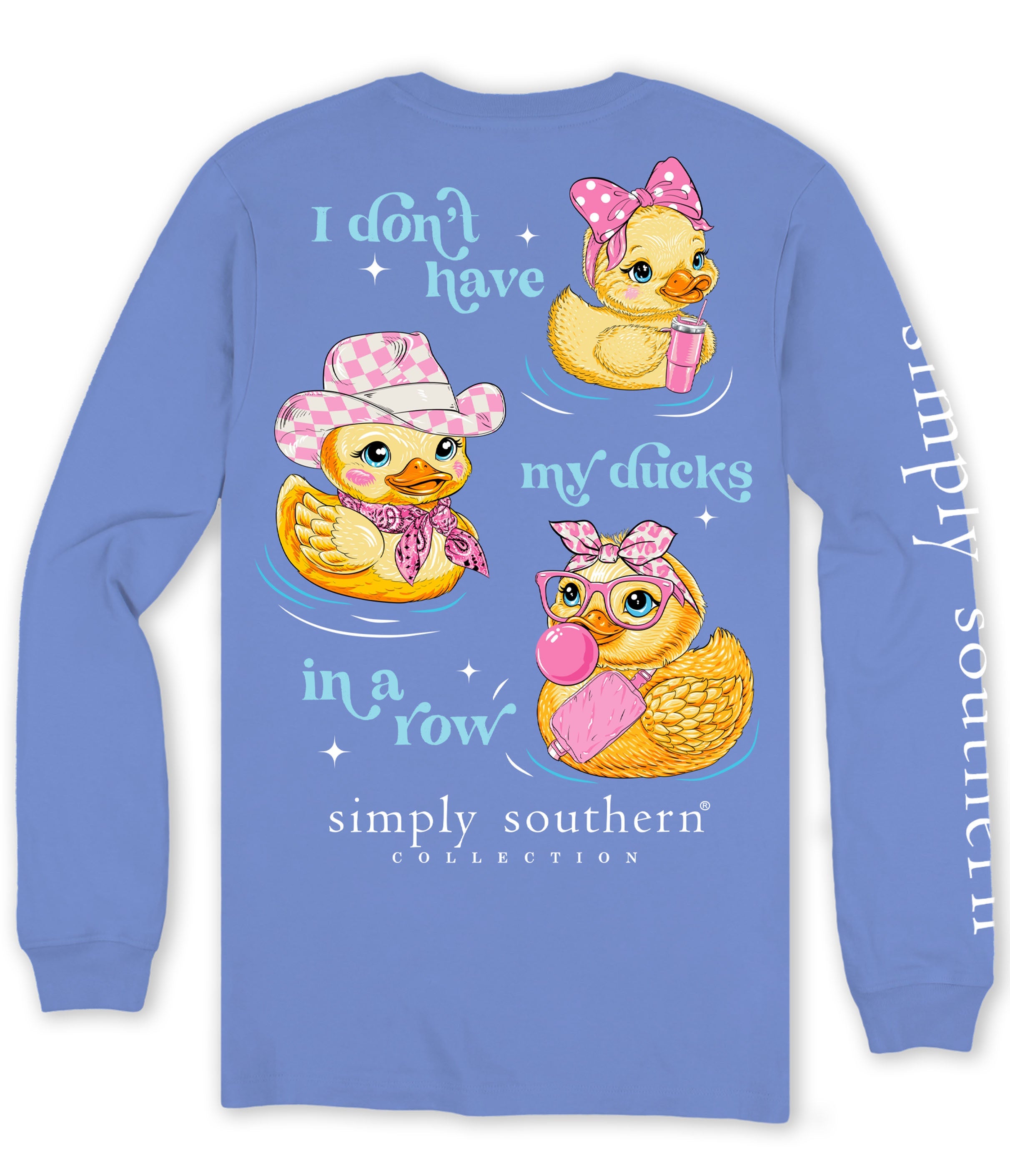 Simply Southern Ducks In A Row - Adult & Kids T-Shirts, Sweatshirts & Hoodies apparel design preview 1