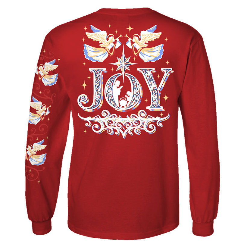 SALE Southern Attitude Preppy Joy Holiday Red - Adult & Kids T-Shirts, Sweatshirts & Hoodies apparel design preview 1