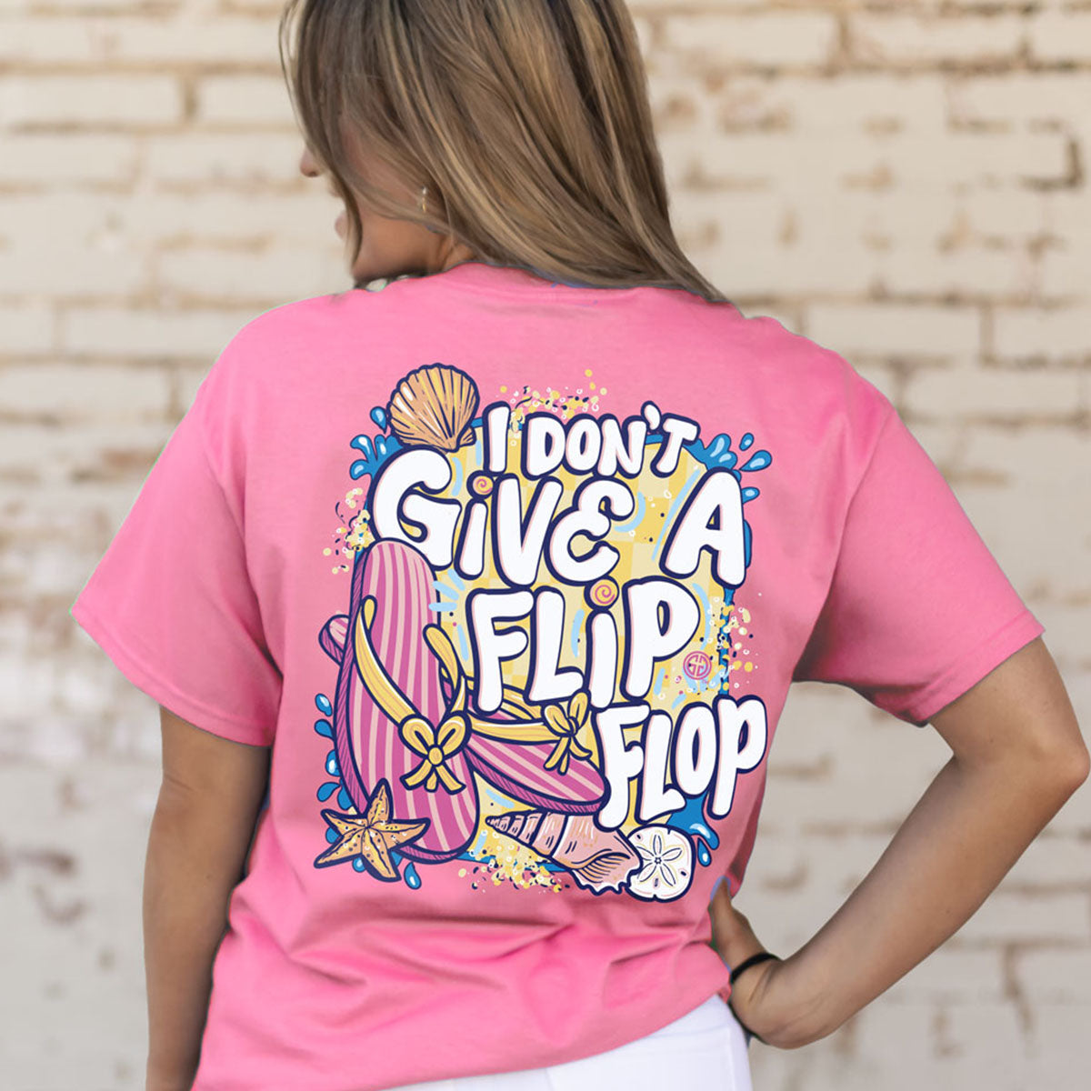 Girlie Girl Originals Give a Flip Flop - Adult & Kids T-Shirts, Sweatshirts & Hoodies apparel design preview 1