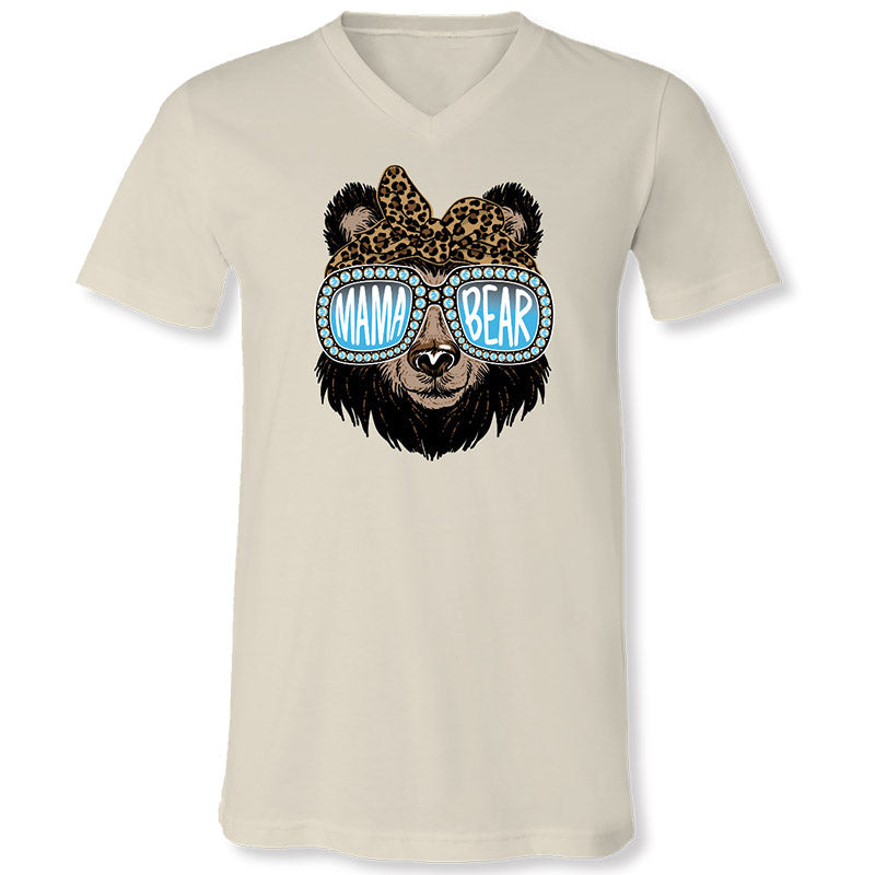 Sassy Frass Mama Bear Sunglasses Canvas - Adult & Kids T-Shirts, Sweatshirts & Hoodies apparel design preview 1