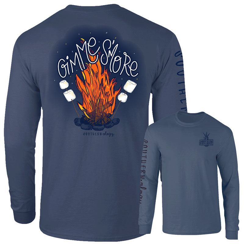 Southernology Gimme Smore Firepit Comfort Colors - Adult & Kids T-Shirts, Sweatshirts & Hoodies apparel design preview 1