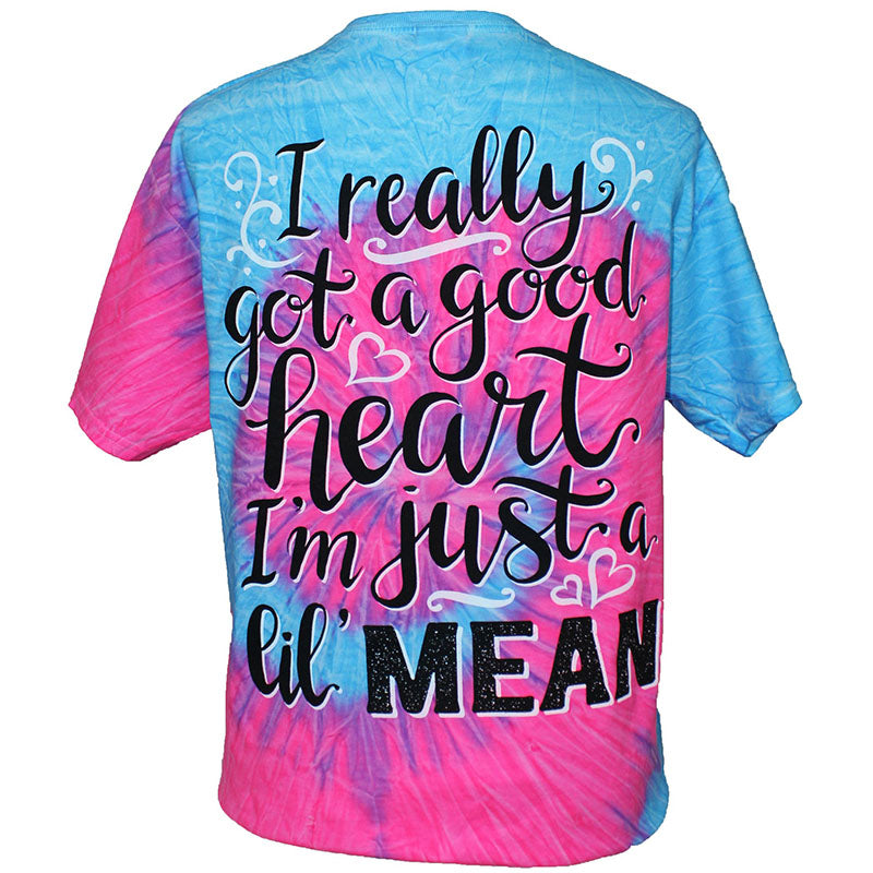 Southern Attitude Tortuga Moon Good Heart Lil Mean - Adult & Kids T-Shirts, Sweatshirts & Hoodies apparel design preview 1