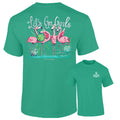 Southernology Flamingo Let's Go Girls Comfort Colors - Adult & Kids T-Shirts, Sweatshirts & Hoodies apparel design preview 1