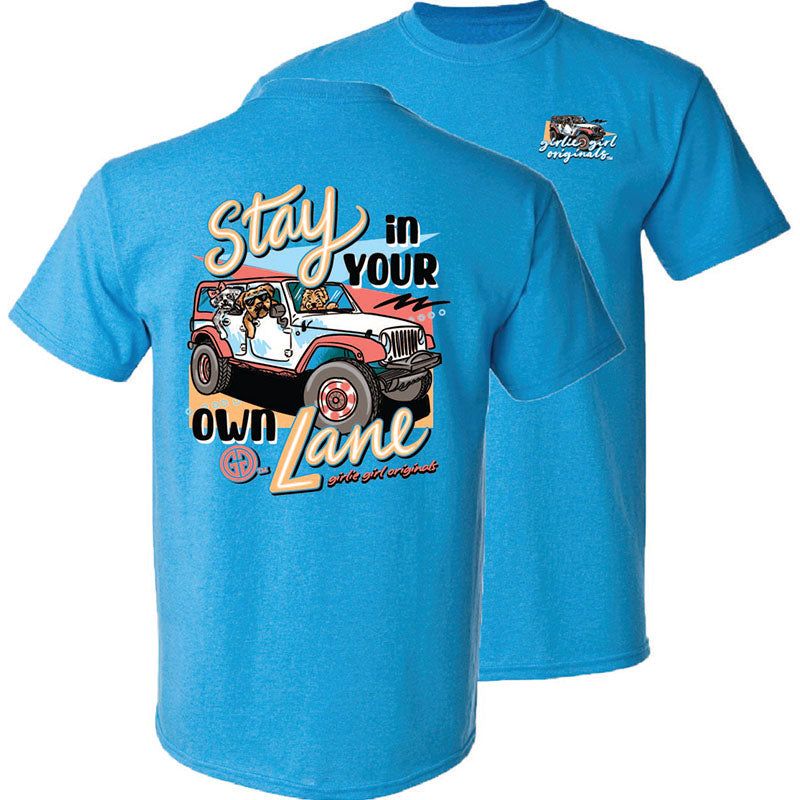 Girlie Girl Originals Stay In Lane - Adult & Kids T-Shirts, Sweatshirts & Hoodies apparel design preview 2