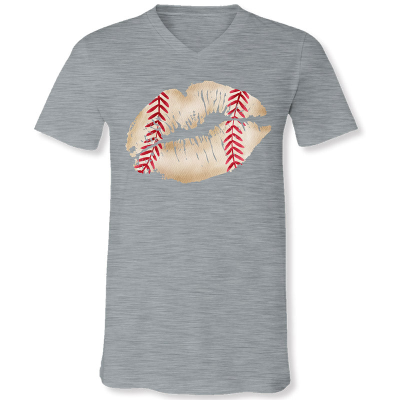 Sassy Frass Baseball Lips Bella Canvas - Adult & Kids T-Shirts, Sweatshirts & Hoodies apparel design preview 1