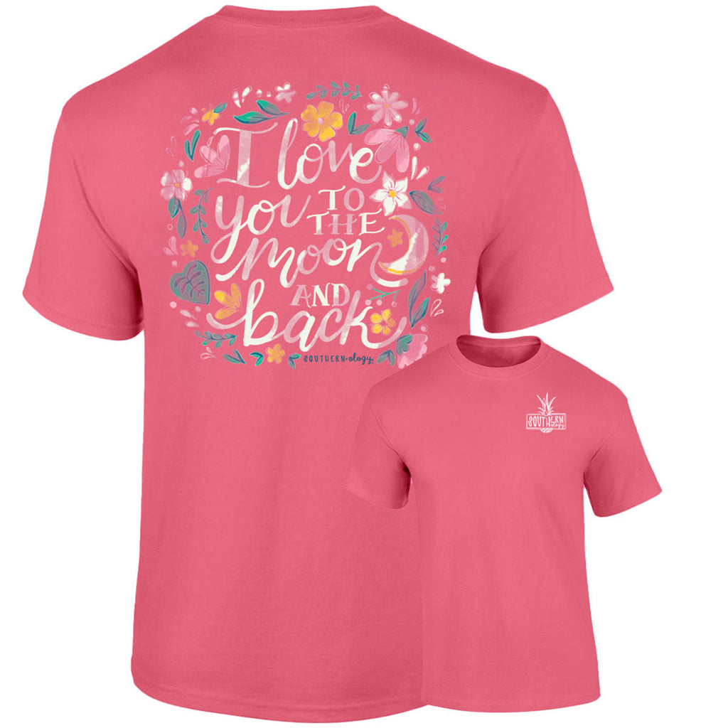 Southernology Floral Moon and Back Love Comfort - Adult & Kids T-Shirts, Sweatshirts & Hoodies apparel design preview 1