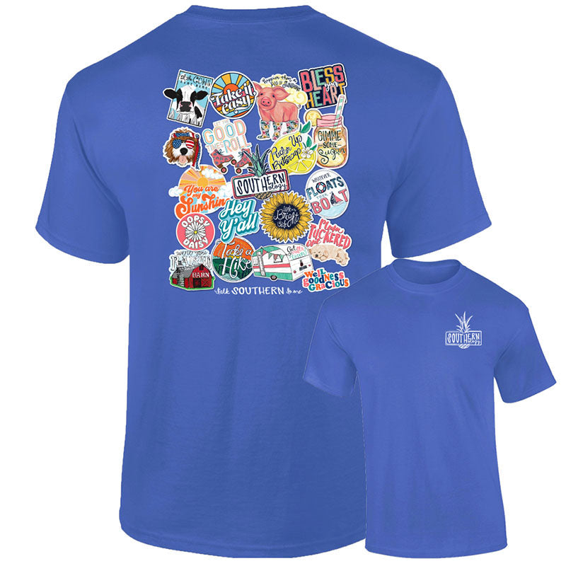 Southernology Talk Southern Decals Comfort Colors - Adult & Kids T-Shirts, Sweatshirts & Hoodies apparel design preview 2
