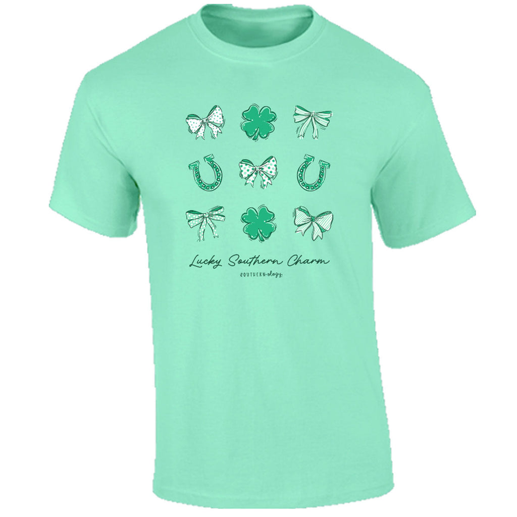 Southernology Lucky Southern Charm Irish Comfort - Adult & Kids T-Shirts, Sweatshirts & Hoodies apparel design preview 2
