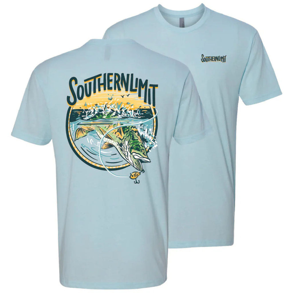 Southern Limit Jumping Bass - Adult & Kids T-Shirts, Sweatshirts & Hoodies apparel design preview 2