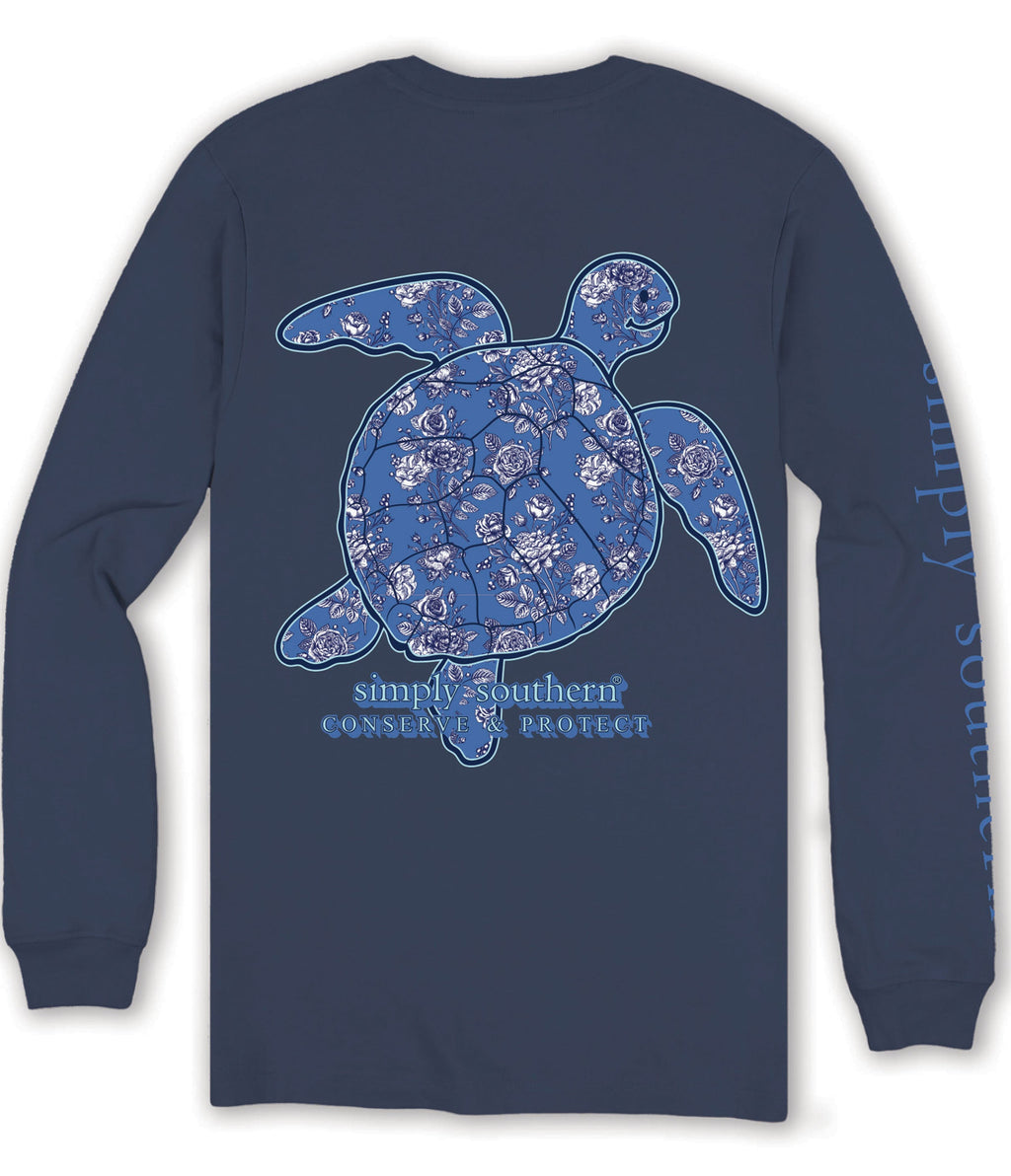 Simply Southern Turtle Tracker Rose - Adult & Kids T-Shirts, Sweatshirts & Hoodies apparel design preview 1