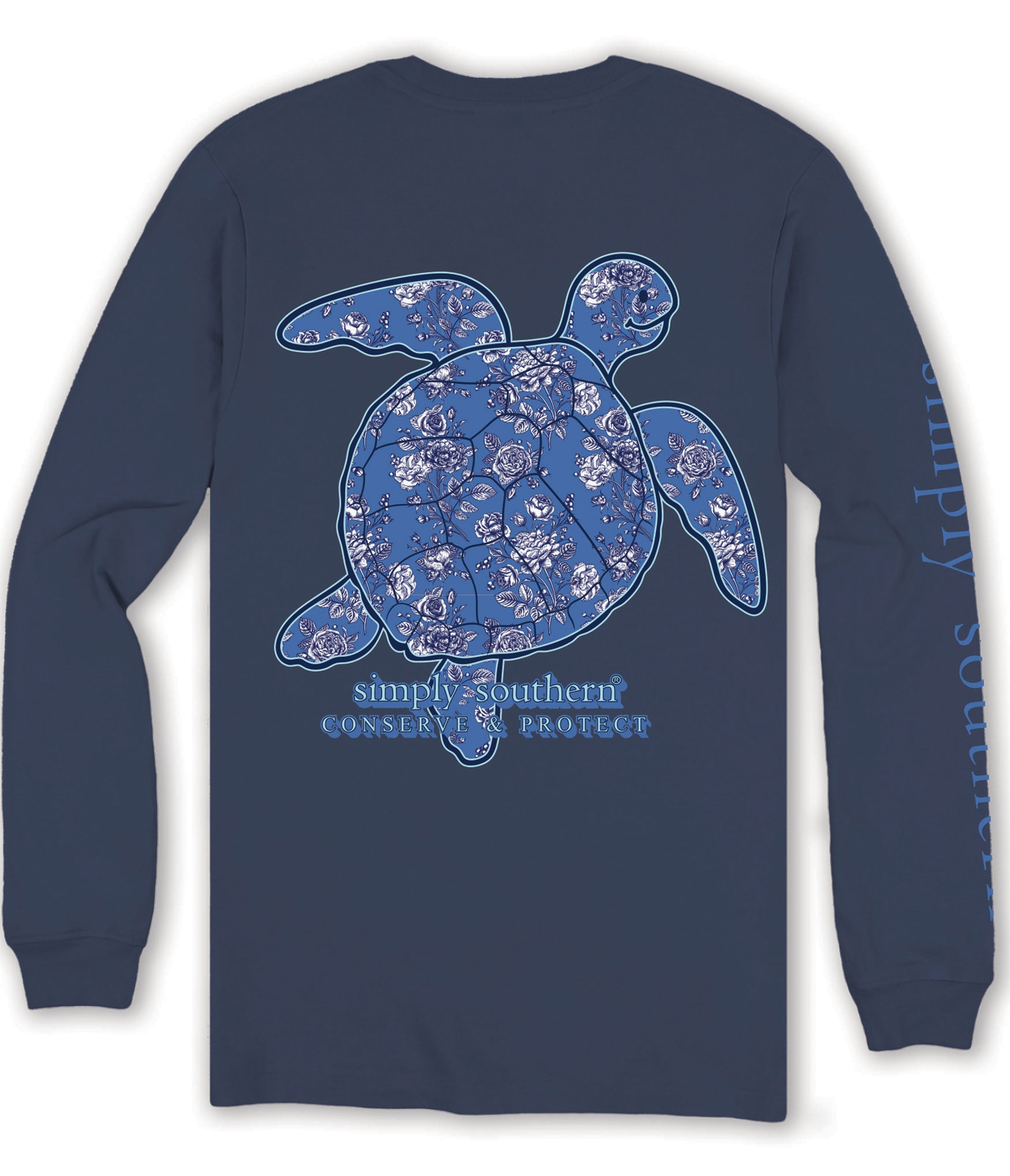 Simply Southern Turtle Tracker Rose - Adult & Kids T-Shirts, Sweatshirts & Hoodies apparel design preview 1