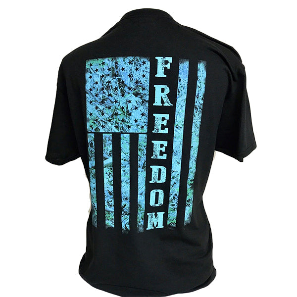 Country Life Outfitters Vintage USA Freedom Flag - Adult & Kids T-Shirts, Sweatshirts & Hoodies apparel design preview 1
