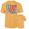Southernology Groovy Hey Y'all Comfort Colors - Adult & Kids T-Shirts, Sweatshirts & Hoodies apparel design preview 1