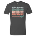 Southernology Stacked Touchdown Y'all Statement - Adult & Kids T-Shirts, Sweatshirts & Hoodies apparel design preview 1