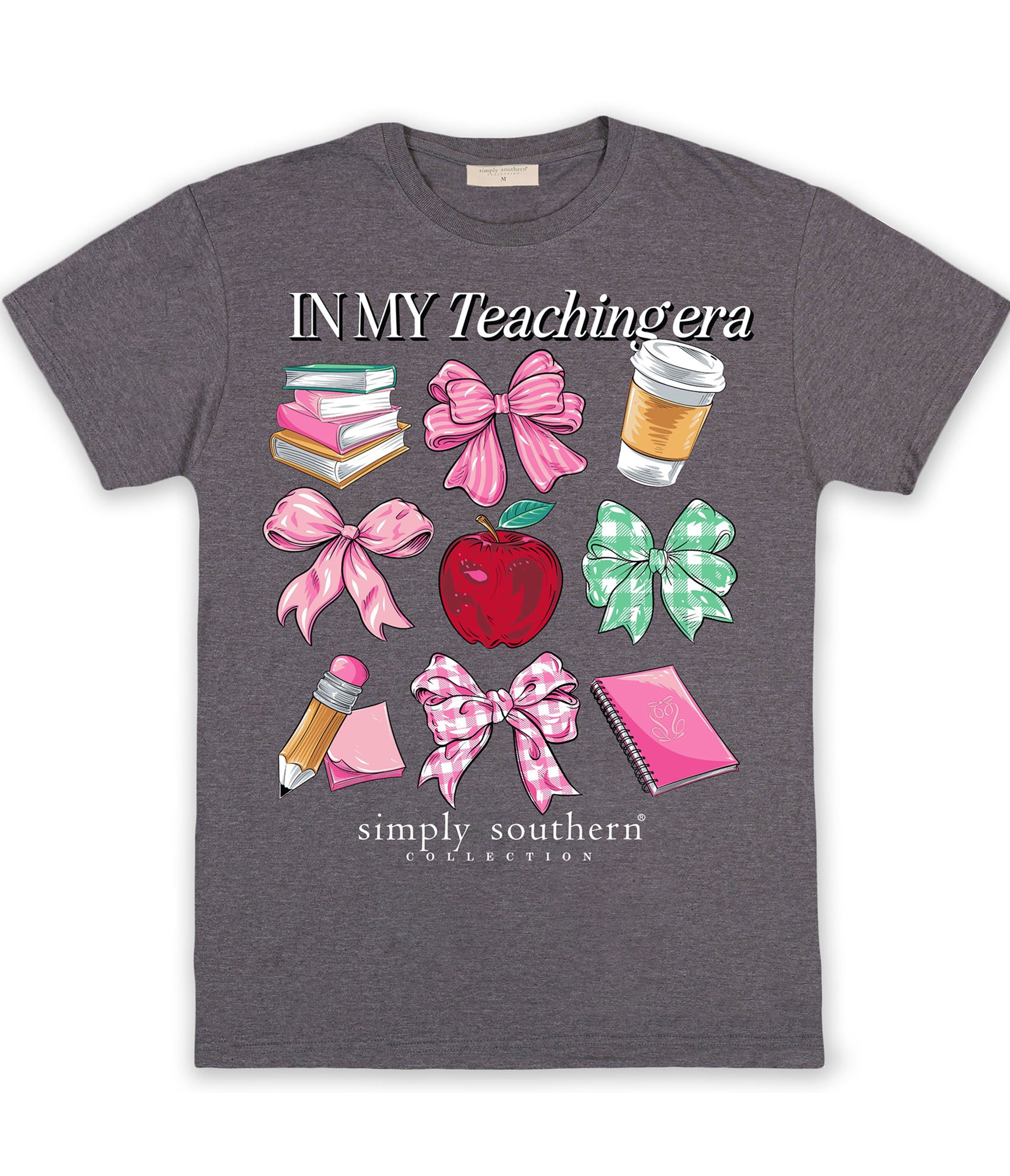 Simply Southern In My Teaching Era Teacher - Adult & Kids T-Shirts, Sweatshirts & Hoodies apparel design preview 1