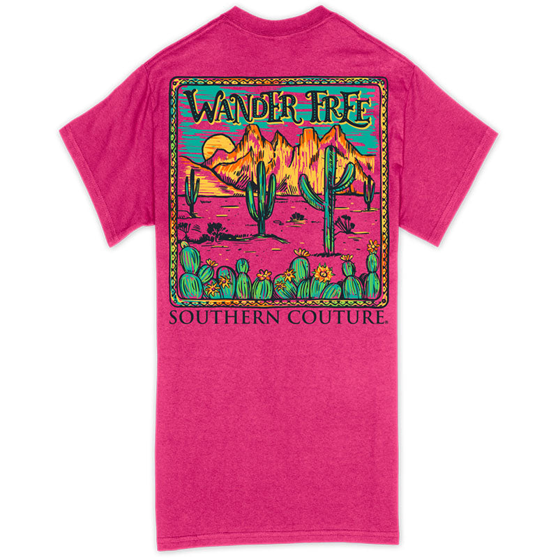 SALE Southern Couture Classic Wander Free Cactus - Adult & Kids T-Shirts, Sweatshirts & Hoodies apparel design preview 1