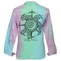 Southern Attitude Tortuga Moon Black Turtle Tie Dye - Adult & Kids T-Shirts, Sweatshirts & Hoodies apparel design preview 1