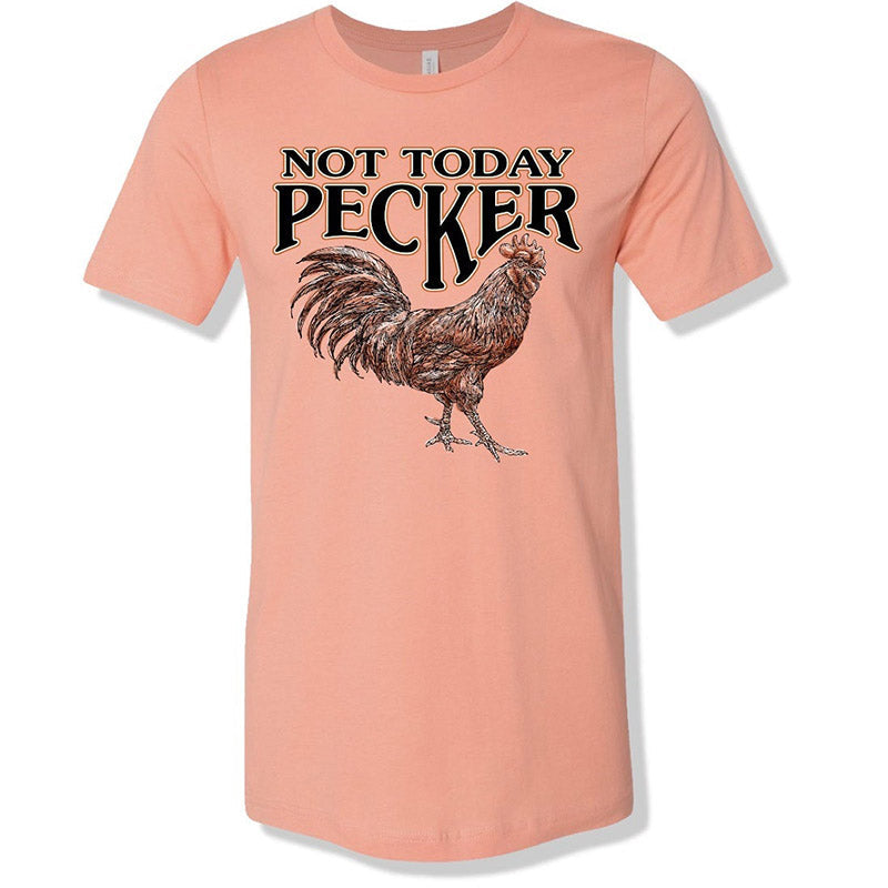 Sassy Frass Not Today Pecker Chicken Canvas - Adult & Kids T-Shirts, Sweatshirts & Hoodies apparel design preview 1