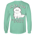 Southern Attitude Everything's Fine Cat - Adult & Kids T-Shirts, Sweatshirts & Hoodies apparel design preview 1