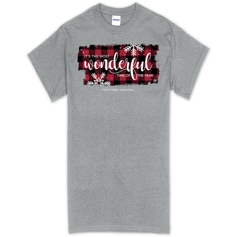 SALE Southern Couture Plaid Wonderful Holiday Soft - Adult & Kids T-Shirts, Sweatshirts & Hoodies apparel design preview 2