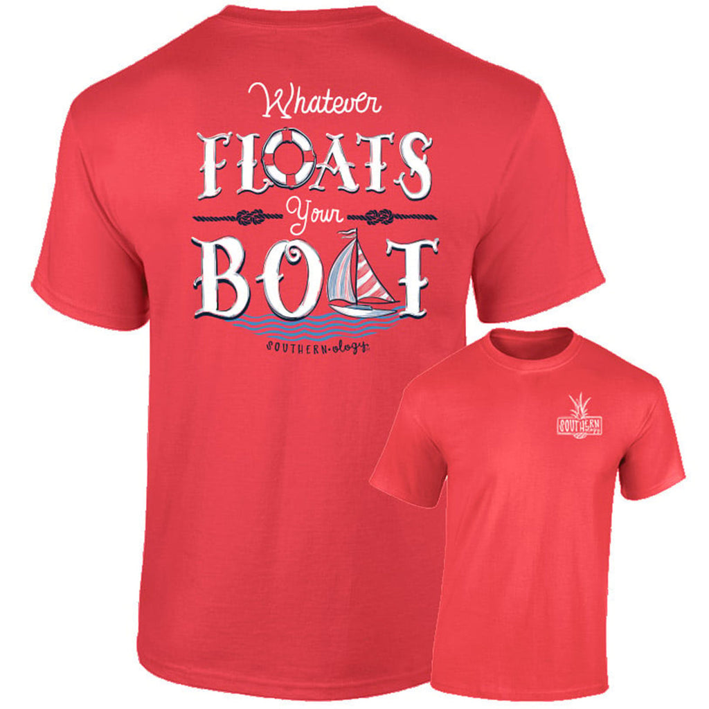 Southernology Nautical Float Your Boat Comfort Colors - Adult & Kids T-Shirts, Sweatshirts & Hoodies apparel design preview 1