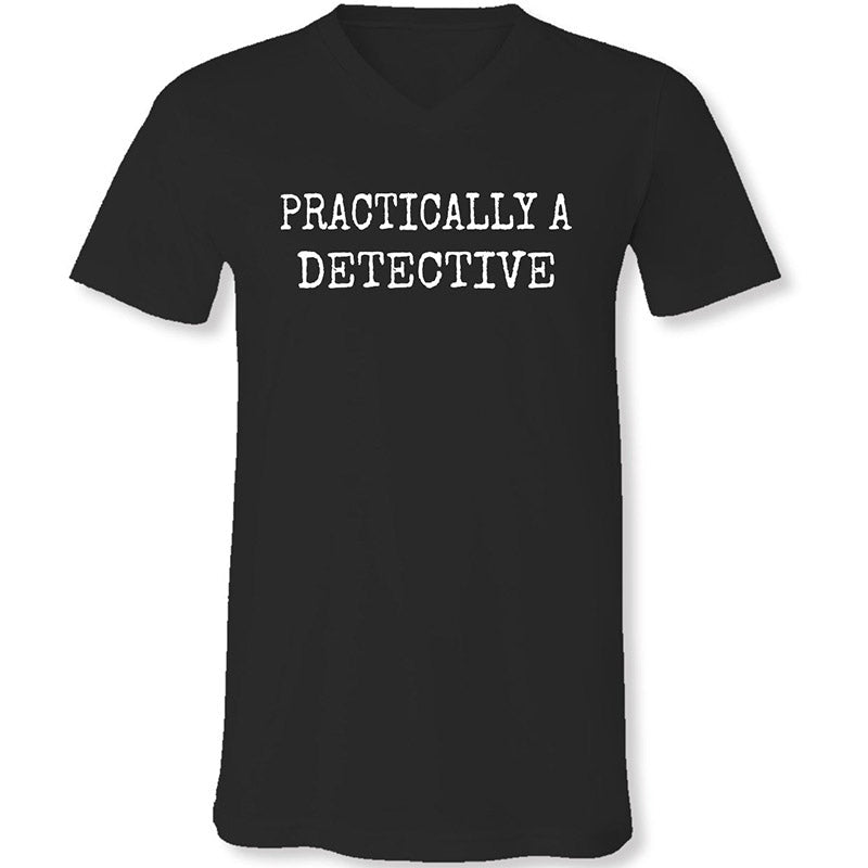 SALE Sassy Frass Practically a Detective Canvas - Adult & Kids T-Shirts, Sweatshirts & Hoodies apparel design preview 2