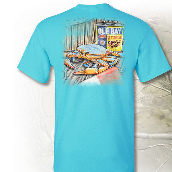 Gotta Kill It To Grill Old Bay Crab Unisex Pocket - Adult & Kids T-Shirts, Sweatshirts & Hoodies apparel design preview 1