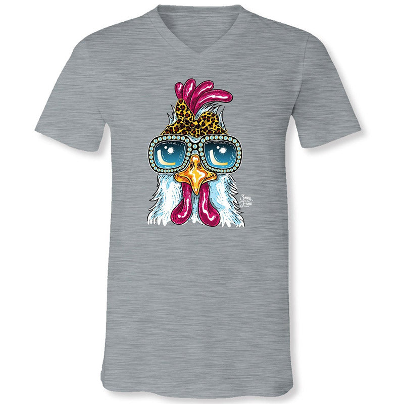Sassy Frass Chicken Shades Sunglasses Canvas - Adult & Kids T-Shirts, Sweatshirts & Hoodies apparel design preview 1