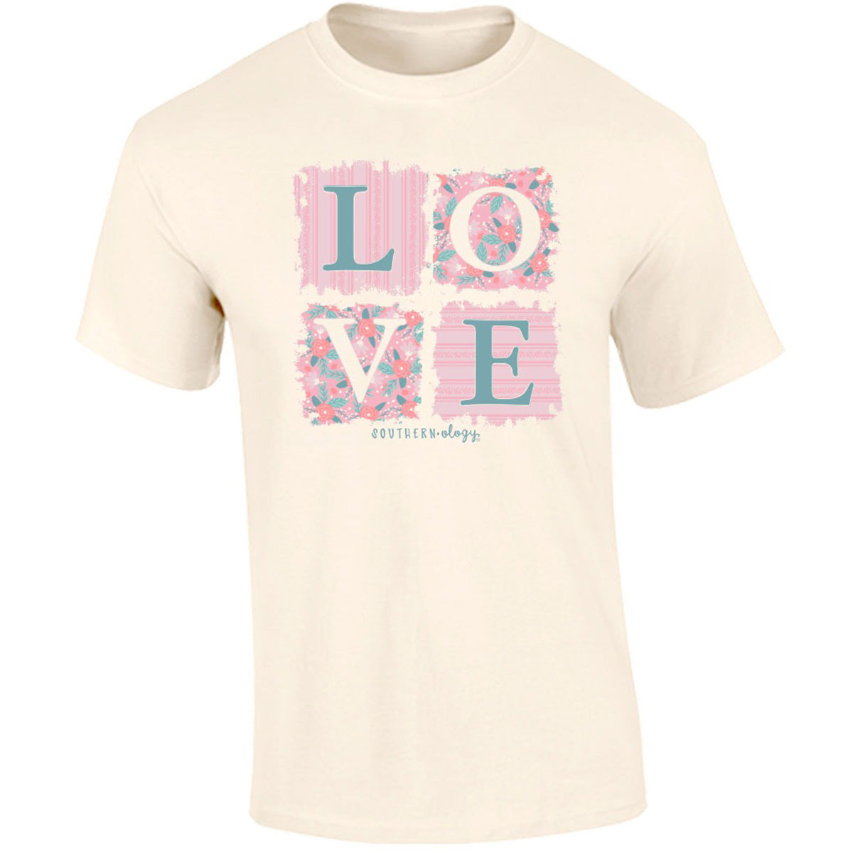 Southernology Love Patchwork Comfort Colors - Adult & Kids T-Shirts, Sweatshirts & Hoodies apparel design preview 2