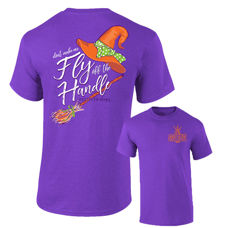 Southernology Fly off the Handle Halloween Classic - Adult & Kids T-Shirts, Sweatshirts & Hoodies apparel design preview 1