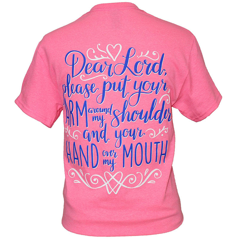 Southern Attitude Preppy Hand Over My Mouth - Adult & Kids T-Shirts, Sweatshirts & Hoodies apparel design preview 2