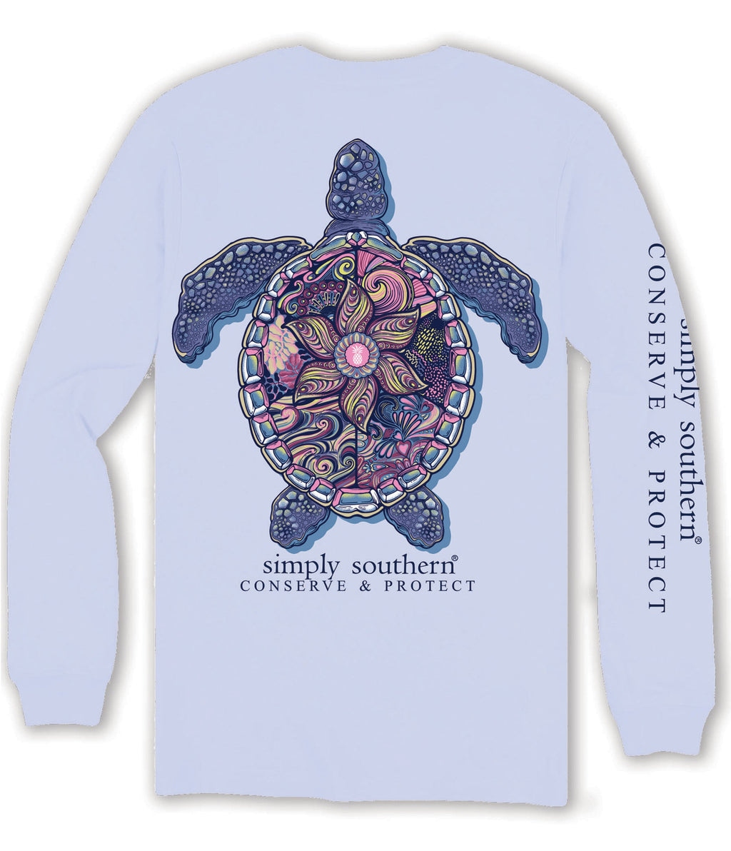 Simply Southern Turtle Tracker Mandala - Adult & Kids T-Shirts, Sweatshirts & Hoodies apparel design preview 1