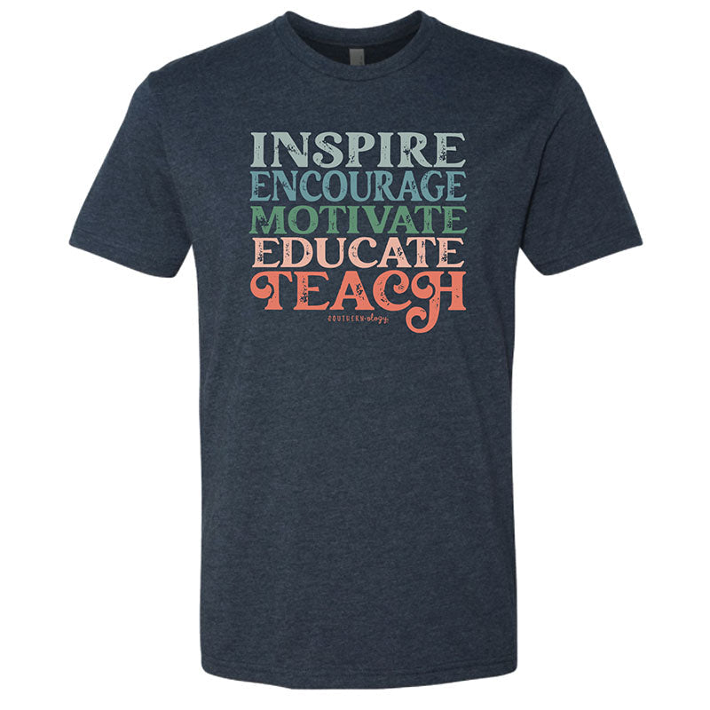 Southernology Statement Collection Teachers Inspire - Adult & Kids T-Shirts, Sweatshirts & Hoodies apparel design preview 1