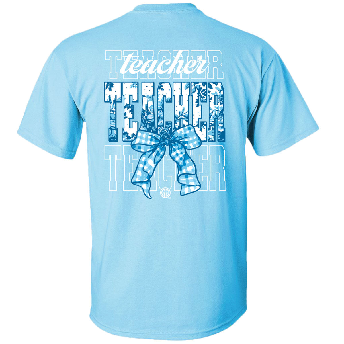 Girlie Girl Originals Blessed Teacher Bow - Adult & Kids T-Shirts, Sweatshirts & Hoodies apparel design preview 1