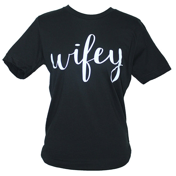 Southern Attitude Classic Wifey Front Print - Adult & Kids T-Shirts, Sweatshirts & Hoodies apparel design preview 1