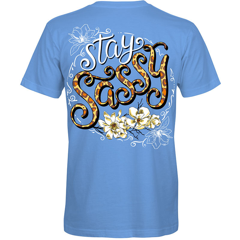 Southern Attitude Stay Sassy Flowers - Adult & Kids T-Shirts, Sweatshirts & Hoodies apparel design preview 1