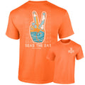 Southernology Seas the Day Peace Comfort Colors - Adult & Kids T-Shirts, Sweatshirts & Hoodies apparel design preview 1