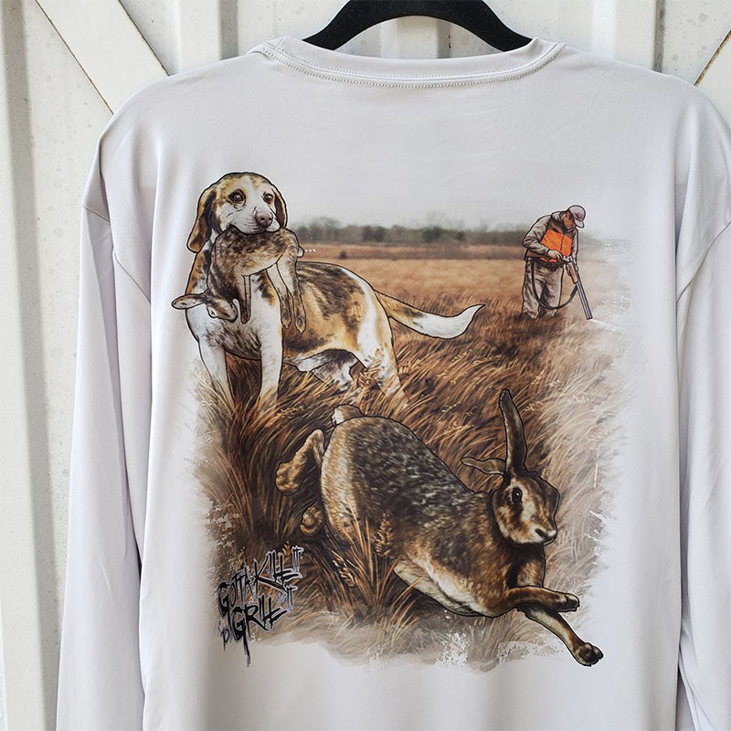 SALE Gotta Kill It To Grill Rabbit Hunt Performance - Adult & Kids T-Shirts, Sweatshirts & Hoodies apparel design preview 1