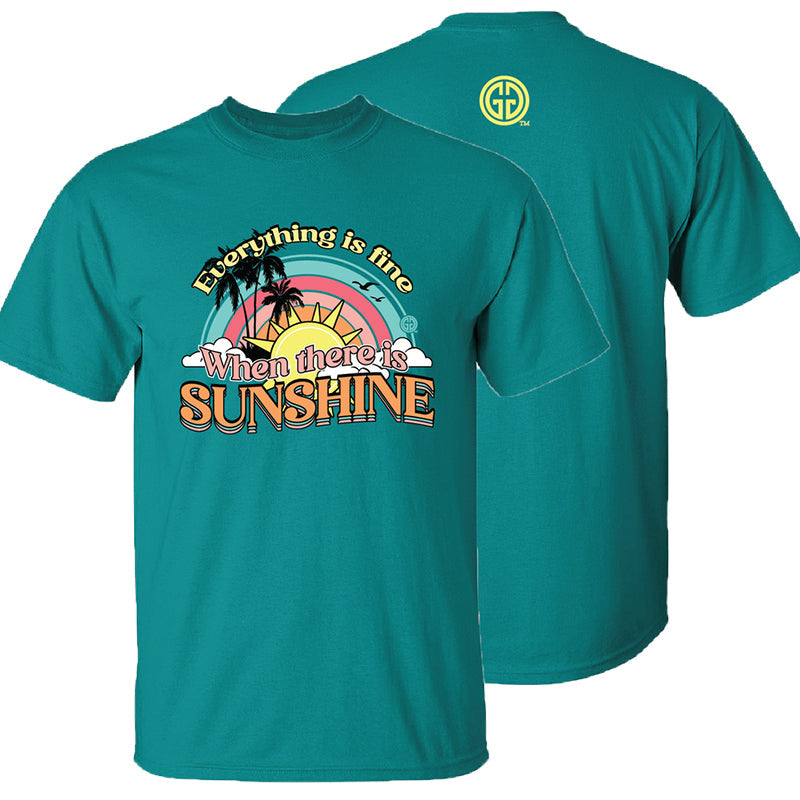 Girlie Girl Originals Rainbow Sunshine - Adult & Kids T-Shirts, Sweatshirts & Hoodies apparel design preview 1