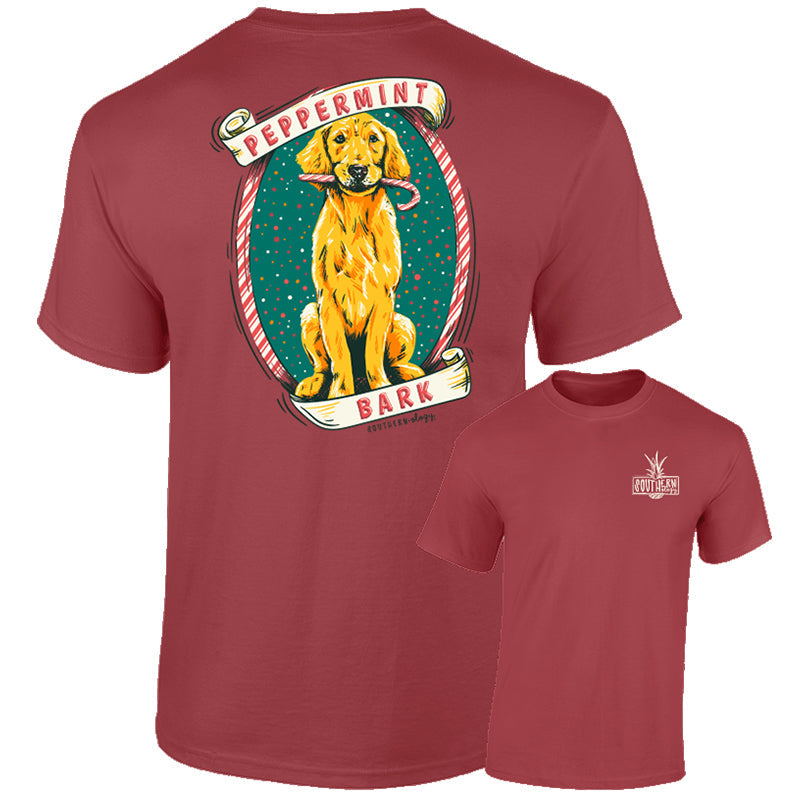 Southernology Peppermint Bark Holiday Comfort Colors - Adult & Kids T-Shirts, Sweatshirts & Hoodies apparel design preview 1