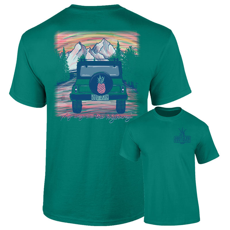 Southernology My Way is Not the Highway Comfort - Adult & Kids T-Shirts, Sweatshirts & Hoodies apparel design preview 1