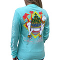 Southern Attitude Seafoam Preppy Pineapple Llama - Adult & Kids T-Shirts, Sweatshirts & Hoodies apparel design preview 1